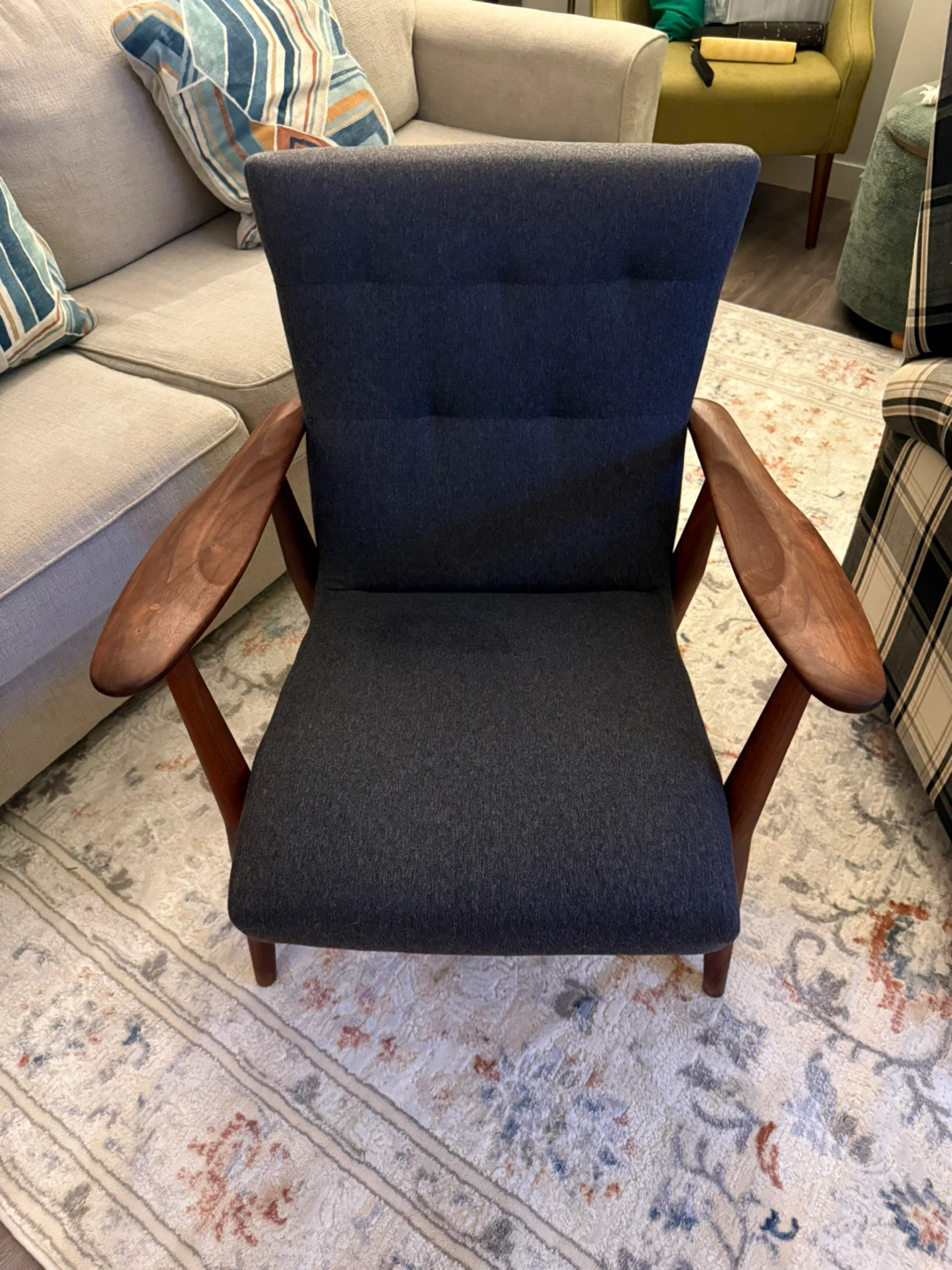 Room & Board Jonas Lounge Chair - Charcoal Fabric - photo 2