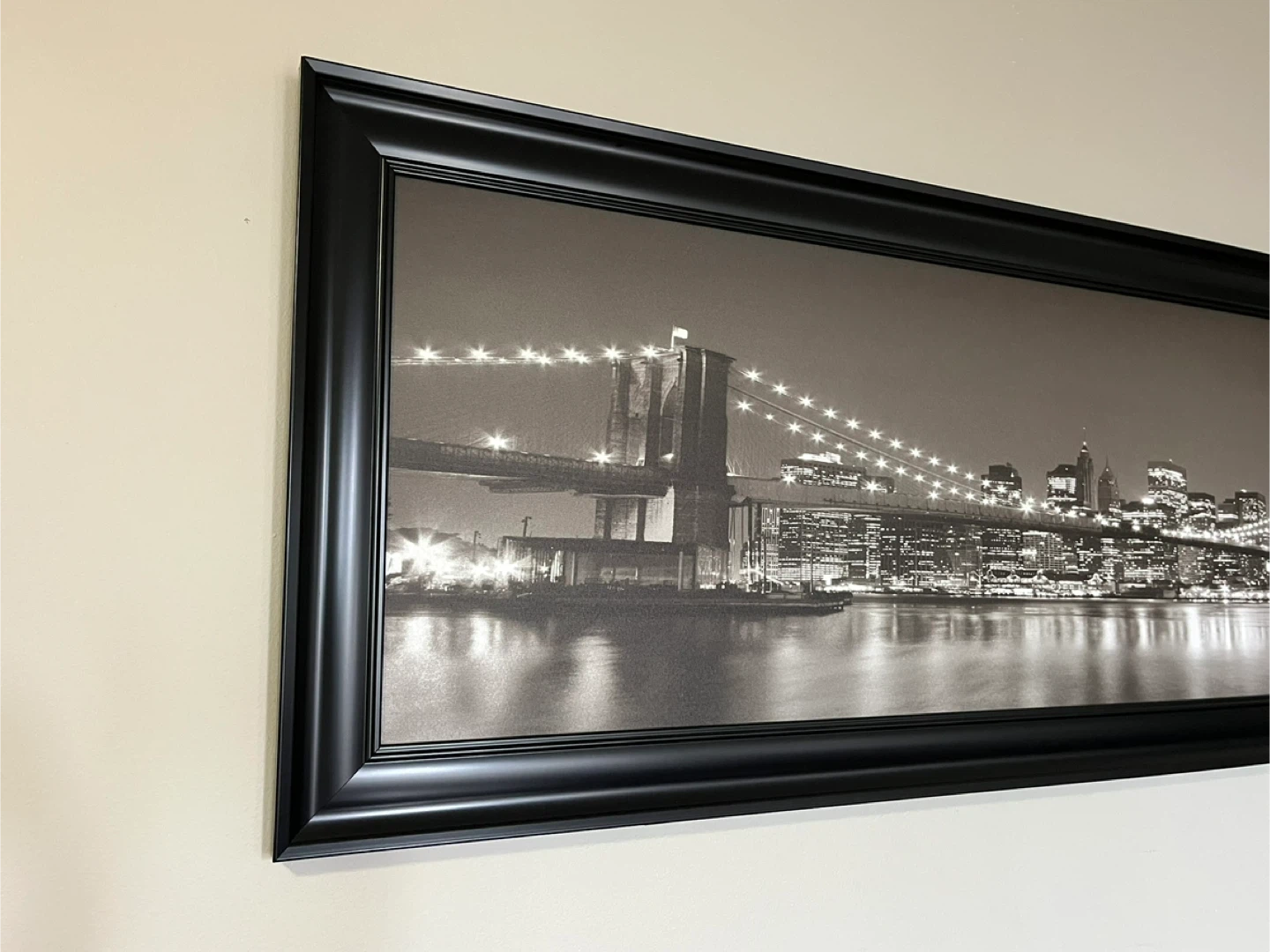 Framed Brooklyn Bridge Wall Art - photo 2