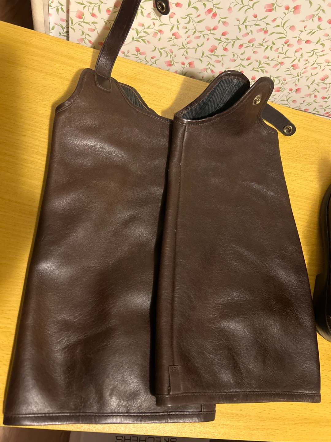 Coach Brown Leather Chelsea Boots & Riding Chaps Set - photo 5