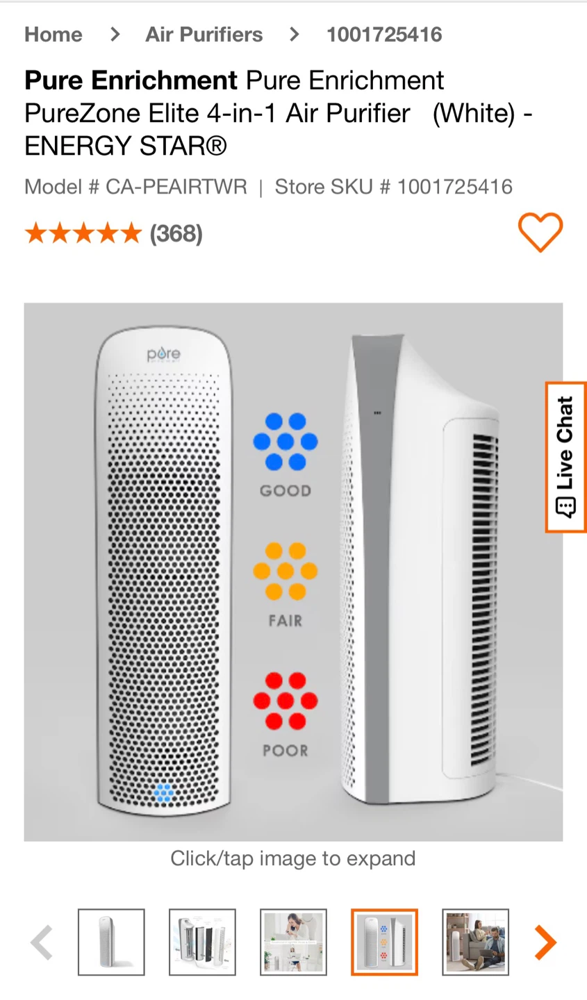 HEPA Air Purifier – Pure Enrichment PureZone Elite - photo 3