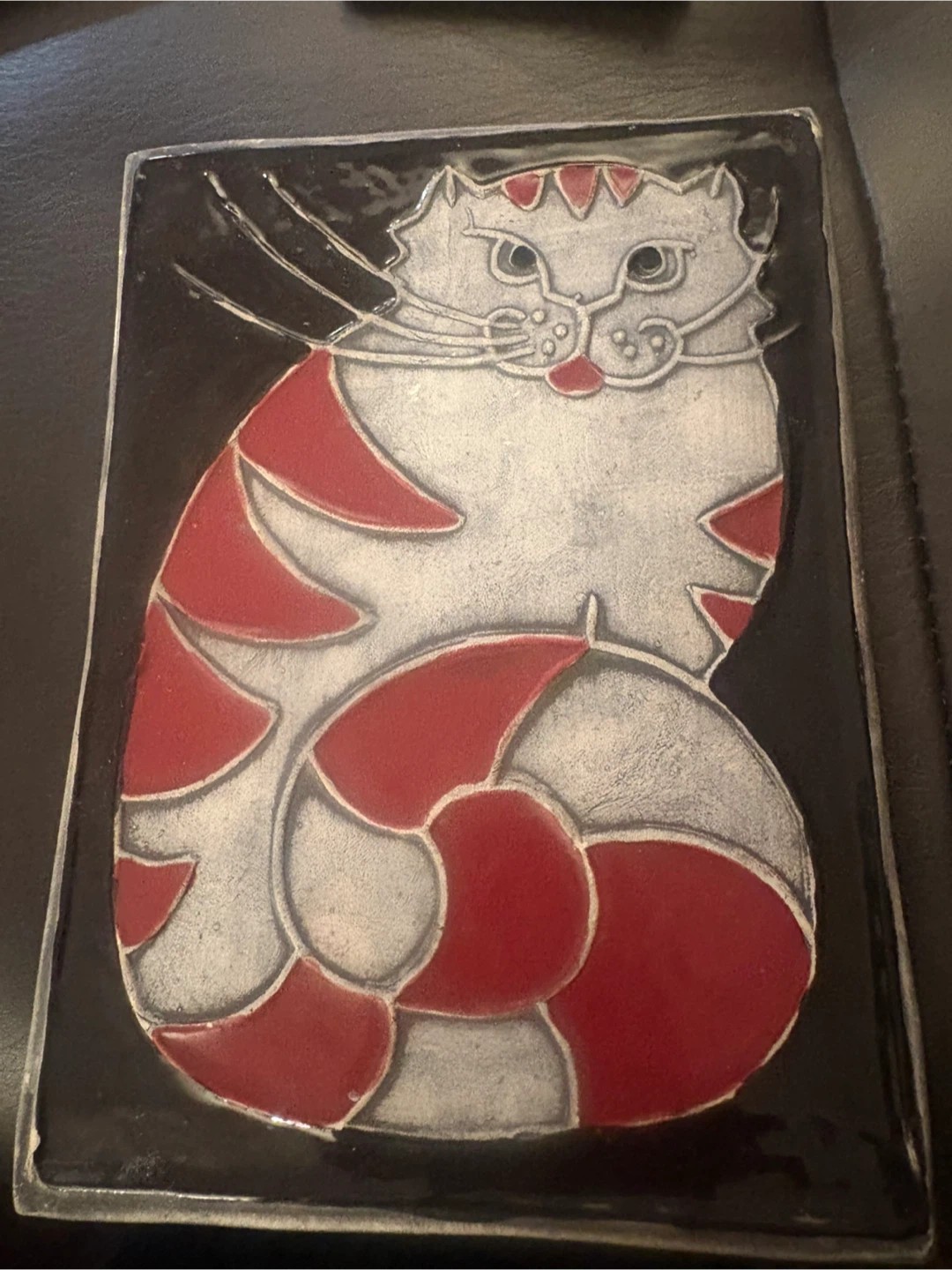 Victoria Decorative Cat Tile