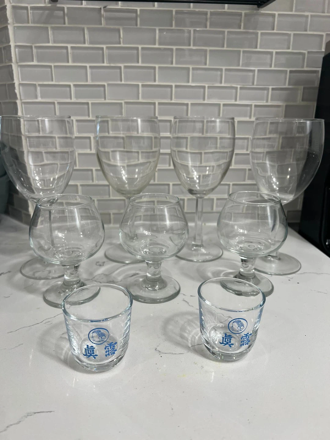 Free set of glassware