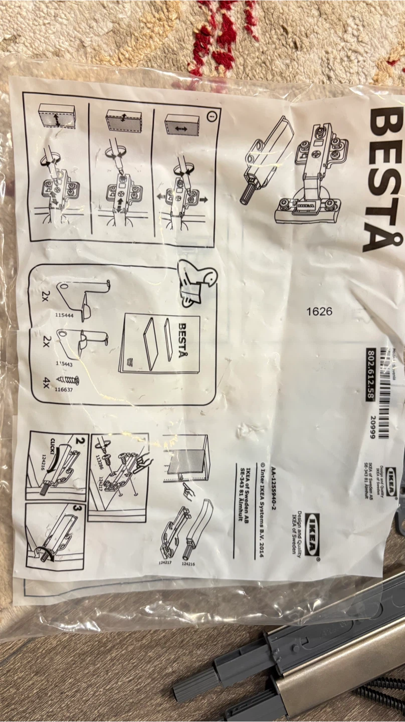 IKEA BESTÅ Hinges & Hardware Kit - photo 2