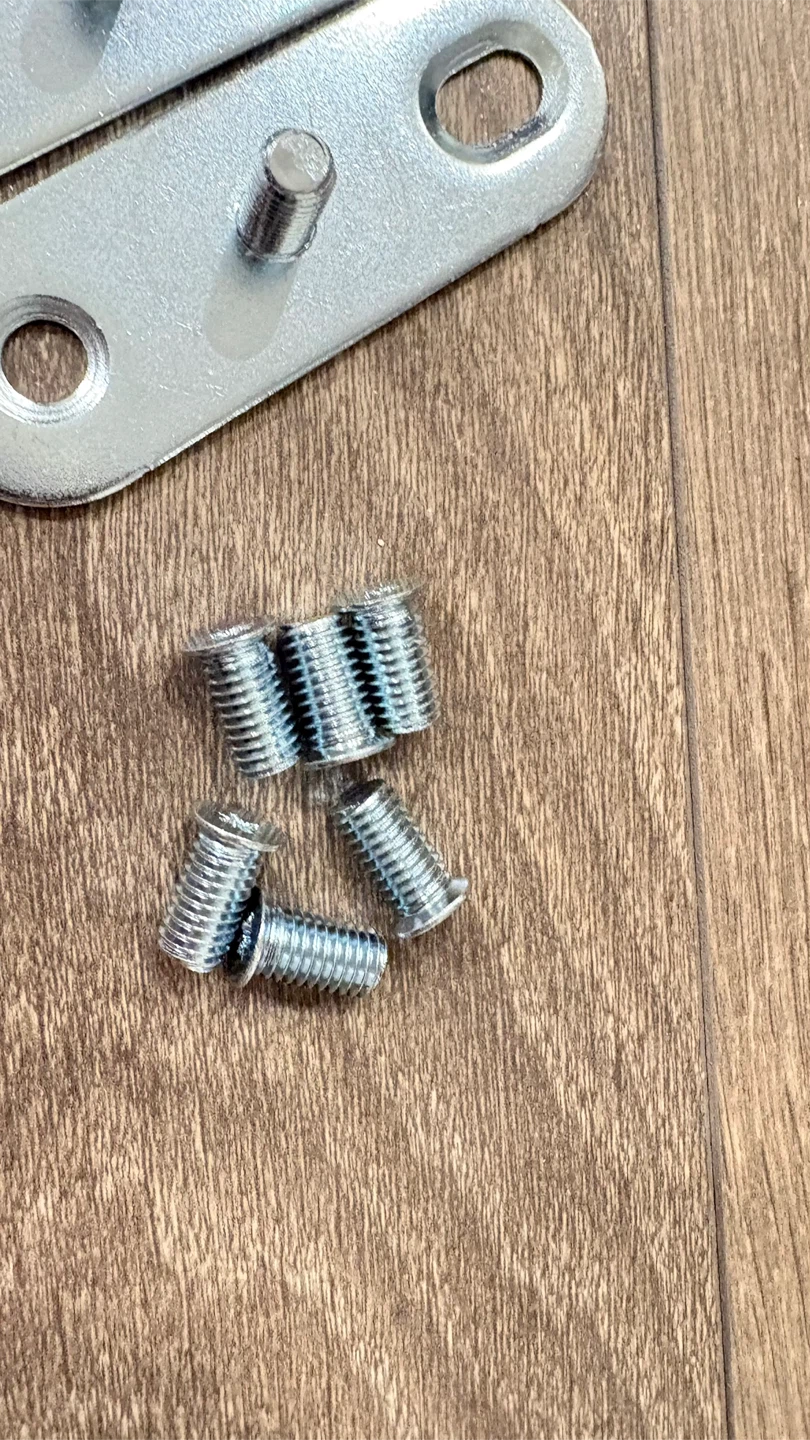 3 Furniture Connector Plates & Screws - photo 2