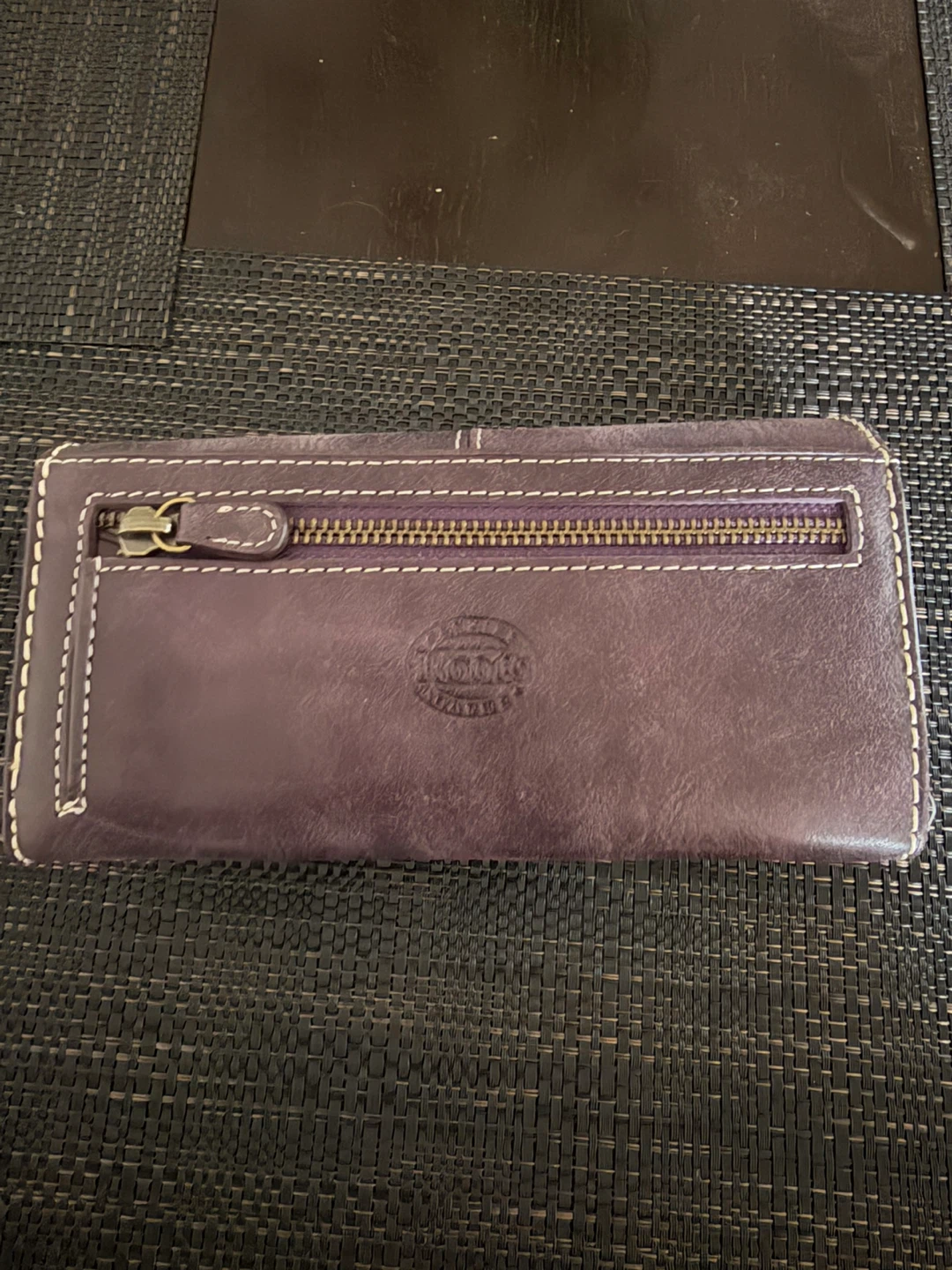 Roots Leather Wallet - Brown