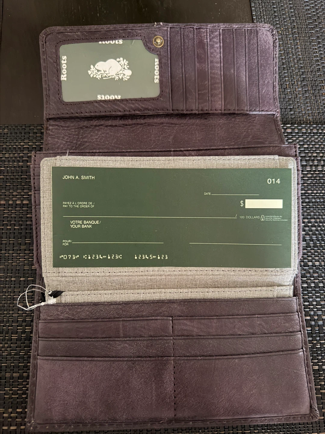 Roots Leather Wallet - Brown - photo 4