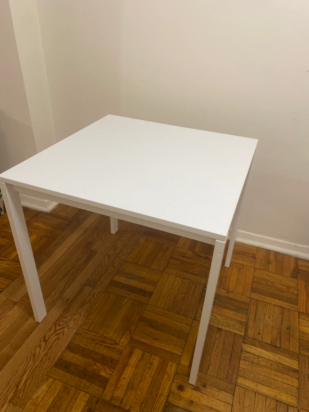 White Square Dining Table