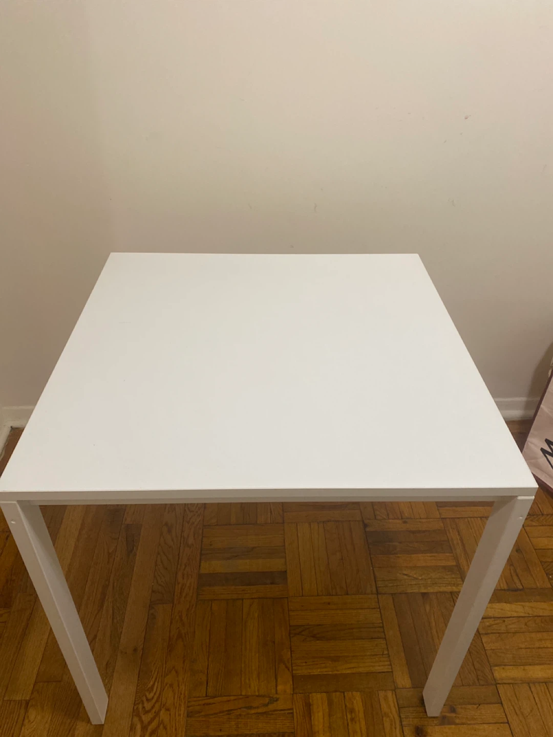 White Square Dining Table - photo 2