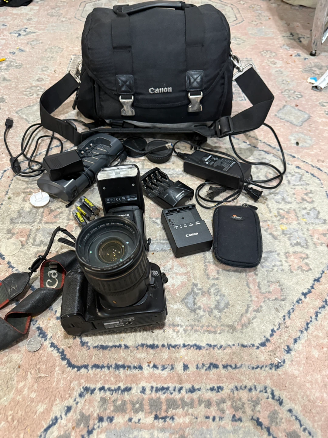 Canon EOS 30D Digital SLR Camera with Accessories