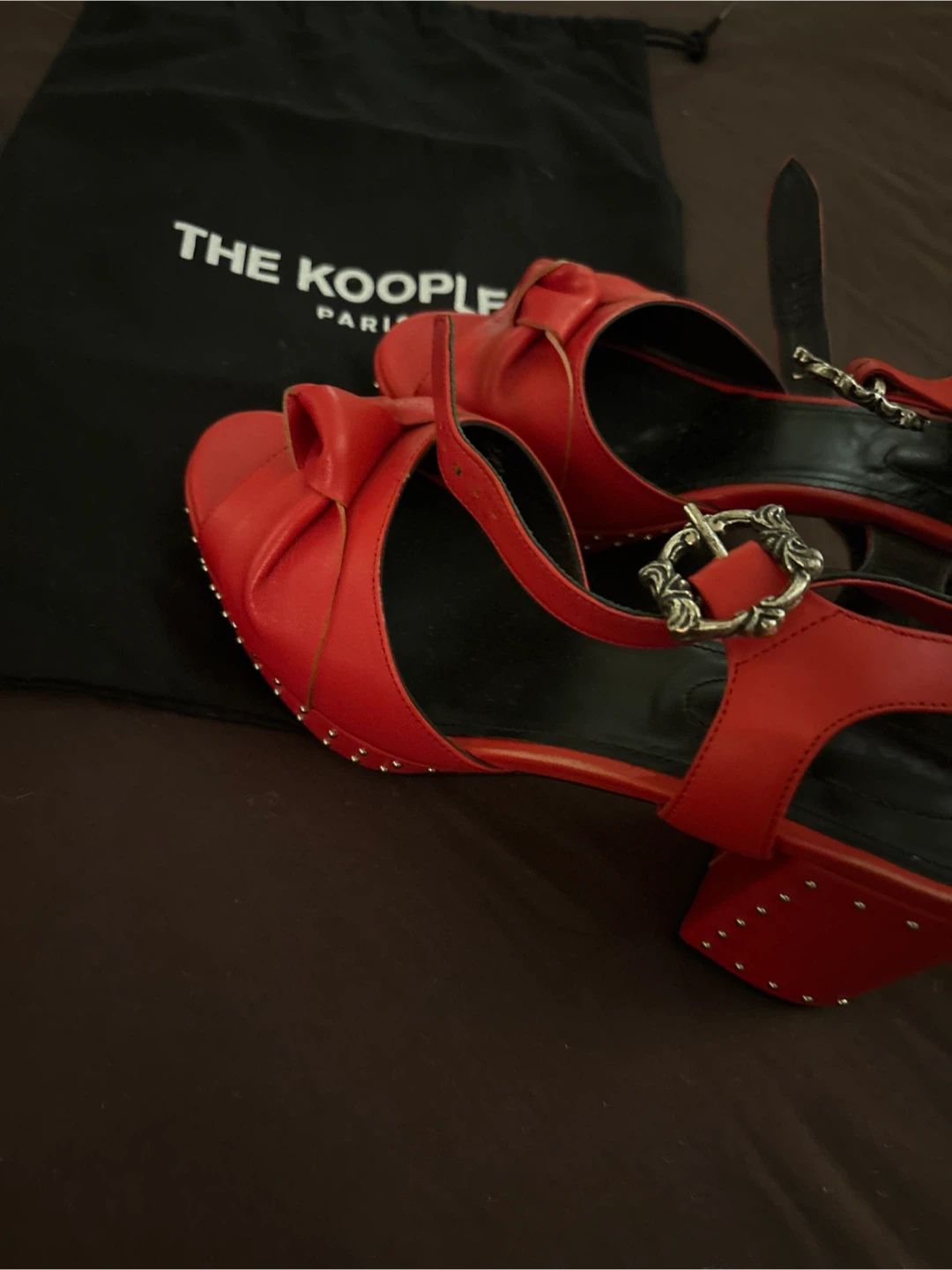 The Kooples red leather heels - photo 3