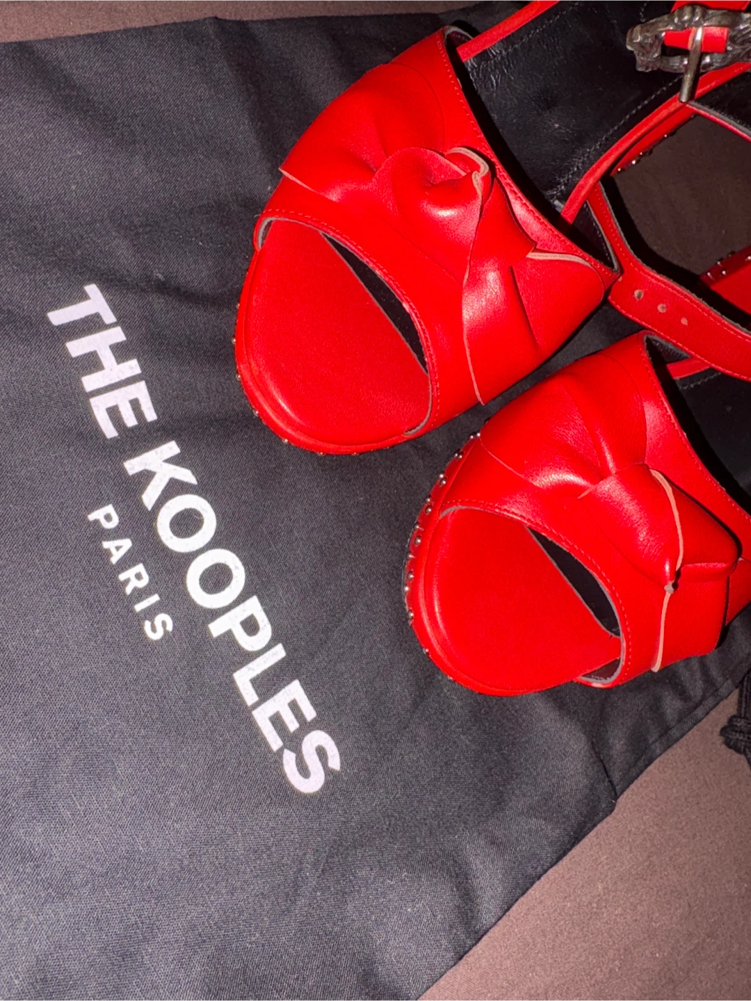 The Kooples red leather heels - photo 2