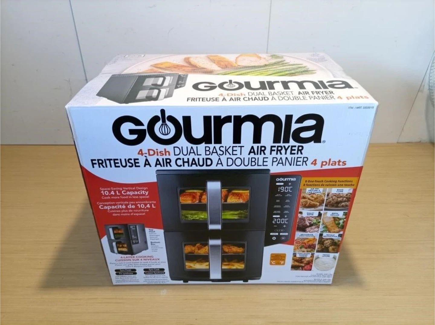 Moving out- Gourmia 4-Dish Dual Basket Air Fryer - photo 3