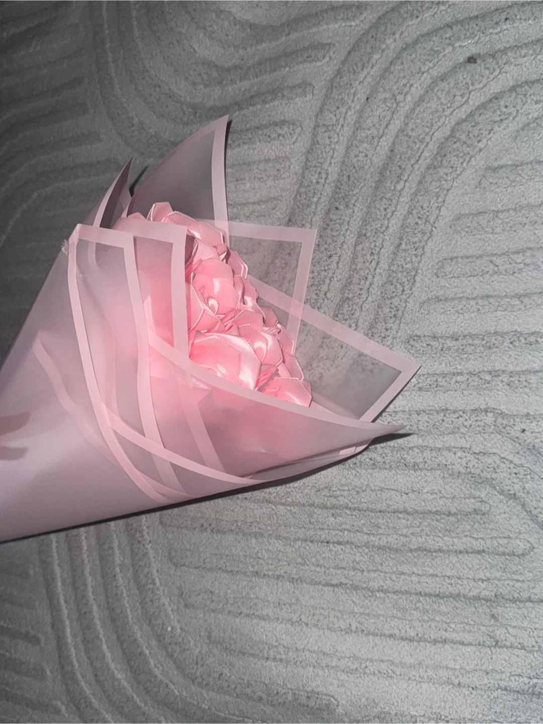 Pink Satin Rose Bouquet - photo 2