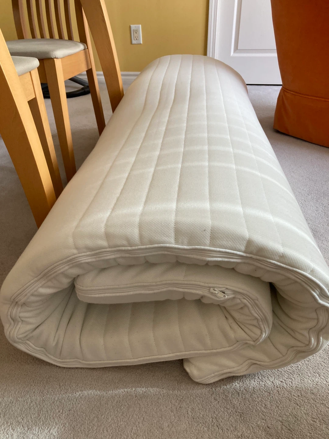 FREE foam mattress topper, Queen size