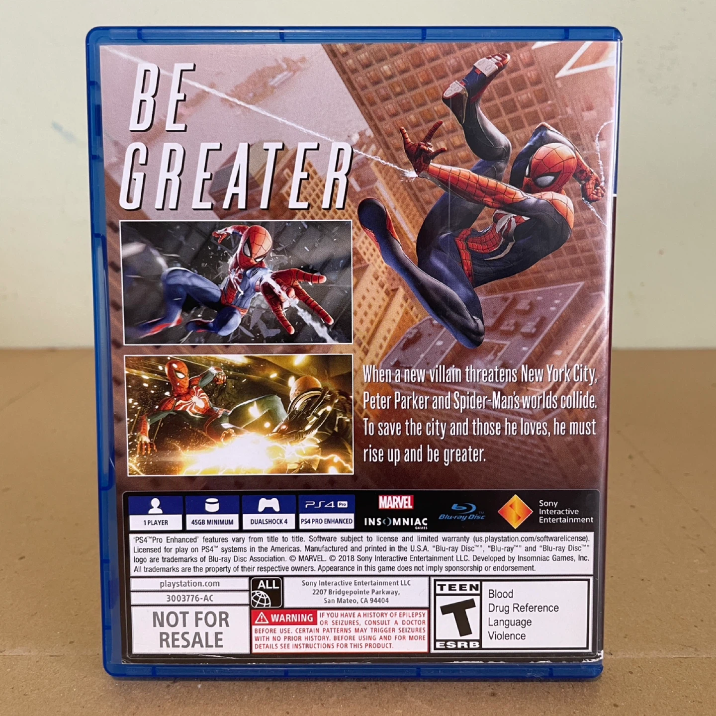 Marvel's Spider-Man PS4 Game - photo 3