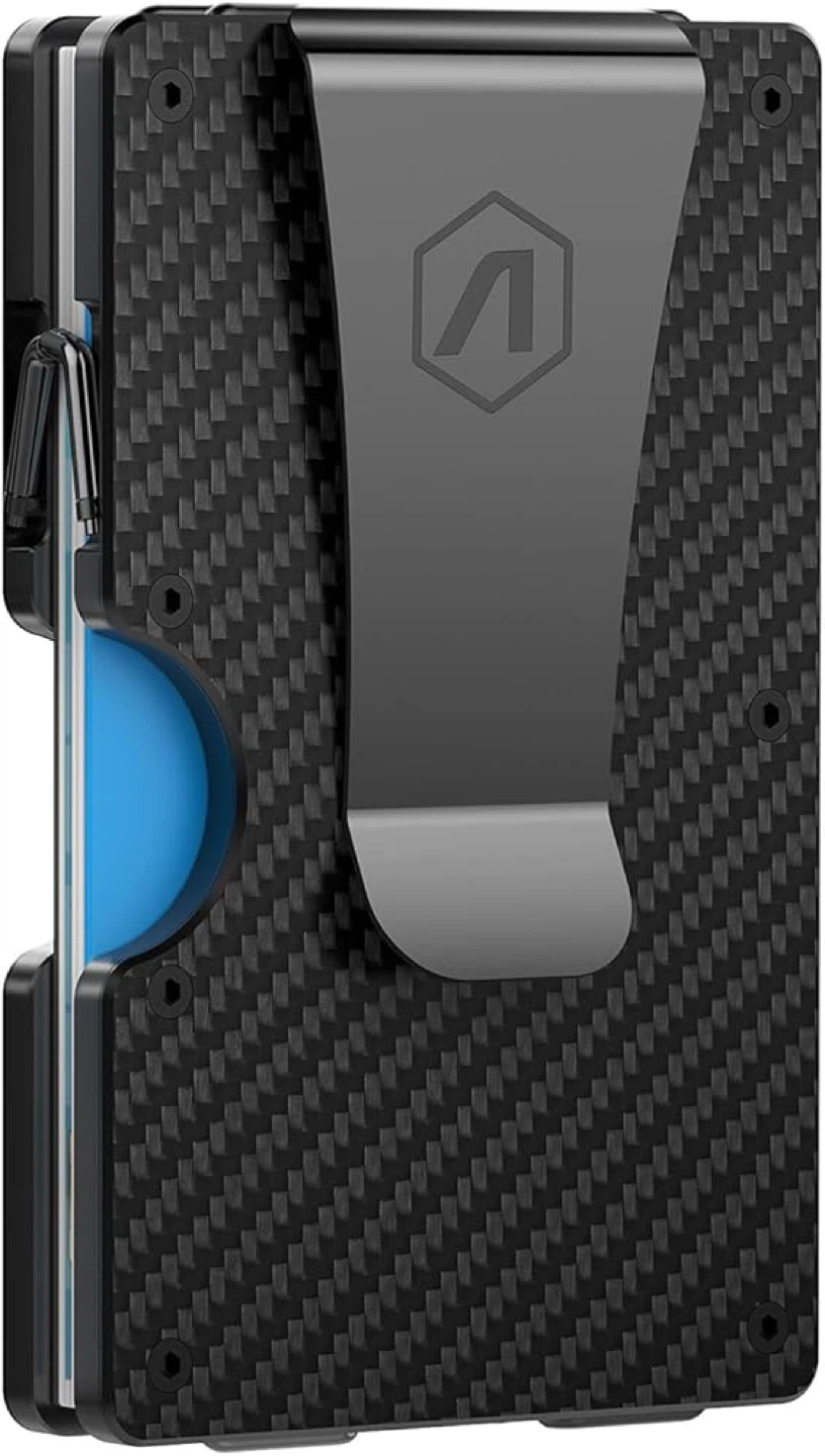 ARW Carbon Fiber Minimalist Wallet with Money Clip - photo 2