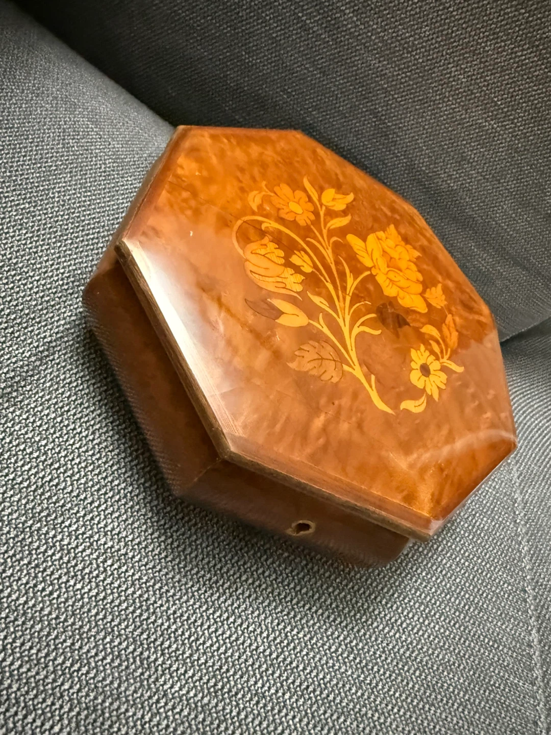 Vintage Wooden Music Box - photo 2