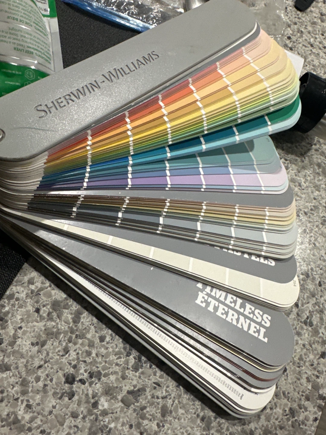 Sherwin-Williams Paint Color Swatch Fan Deck