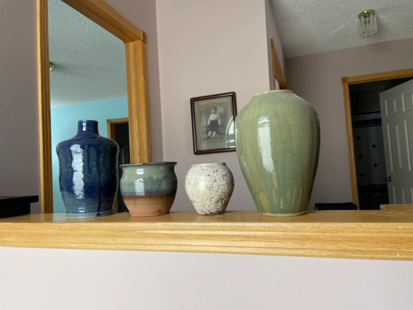 Variety of pottery vases (4)