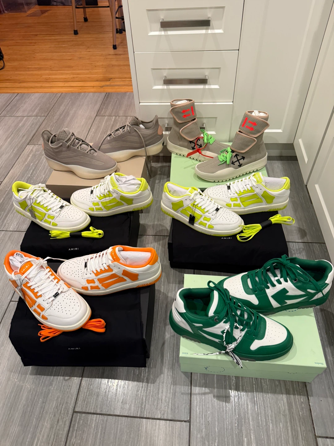 Off-White and Amiri Sneakers