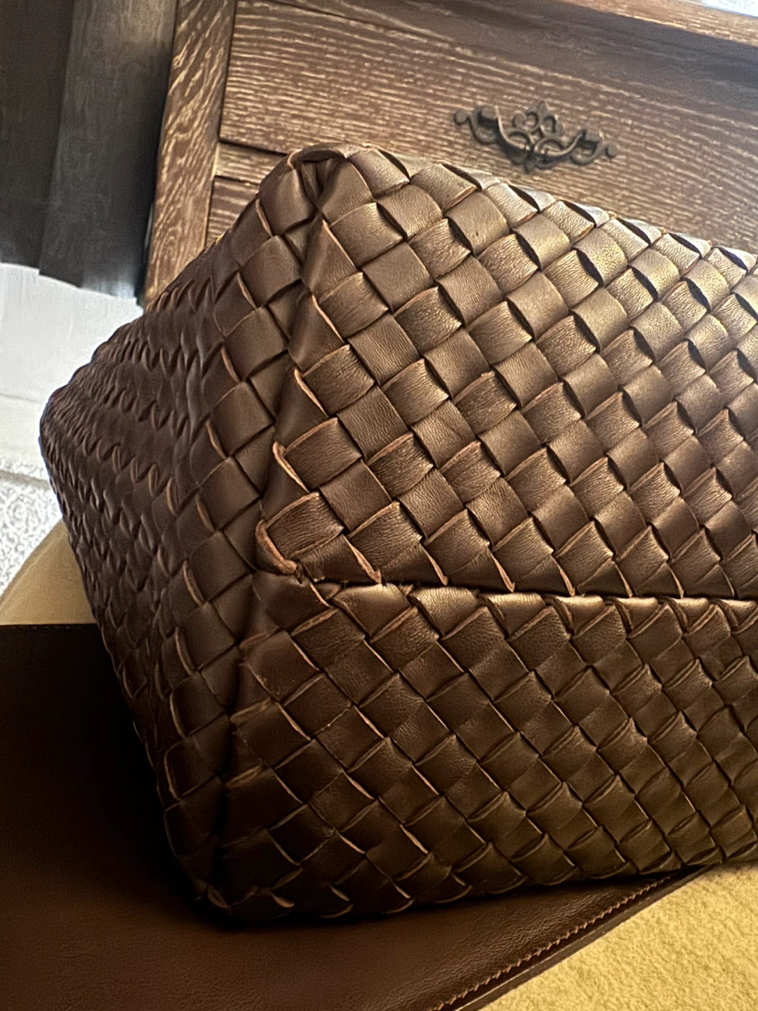 Bottega Veneta Intrecciato Leather Tote Bag - photo 3