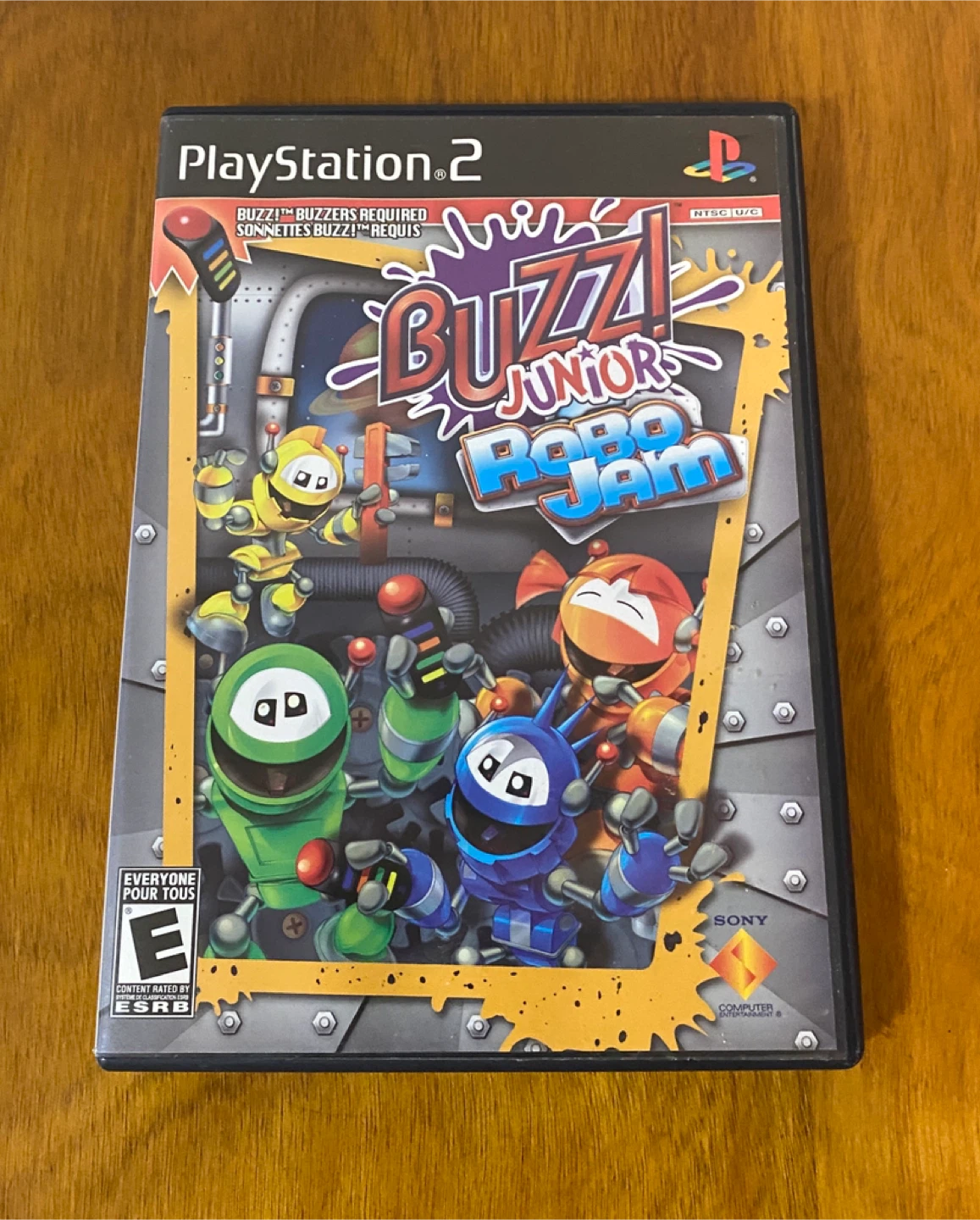 PS2 - Buzz! Junior: RoboJam – Manual / Clean Disc (Untested)