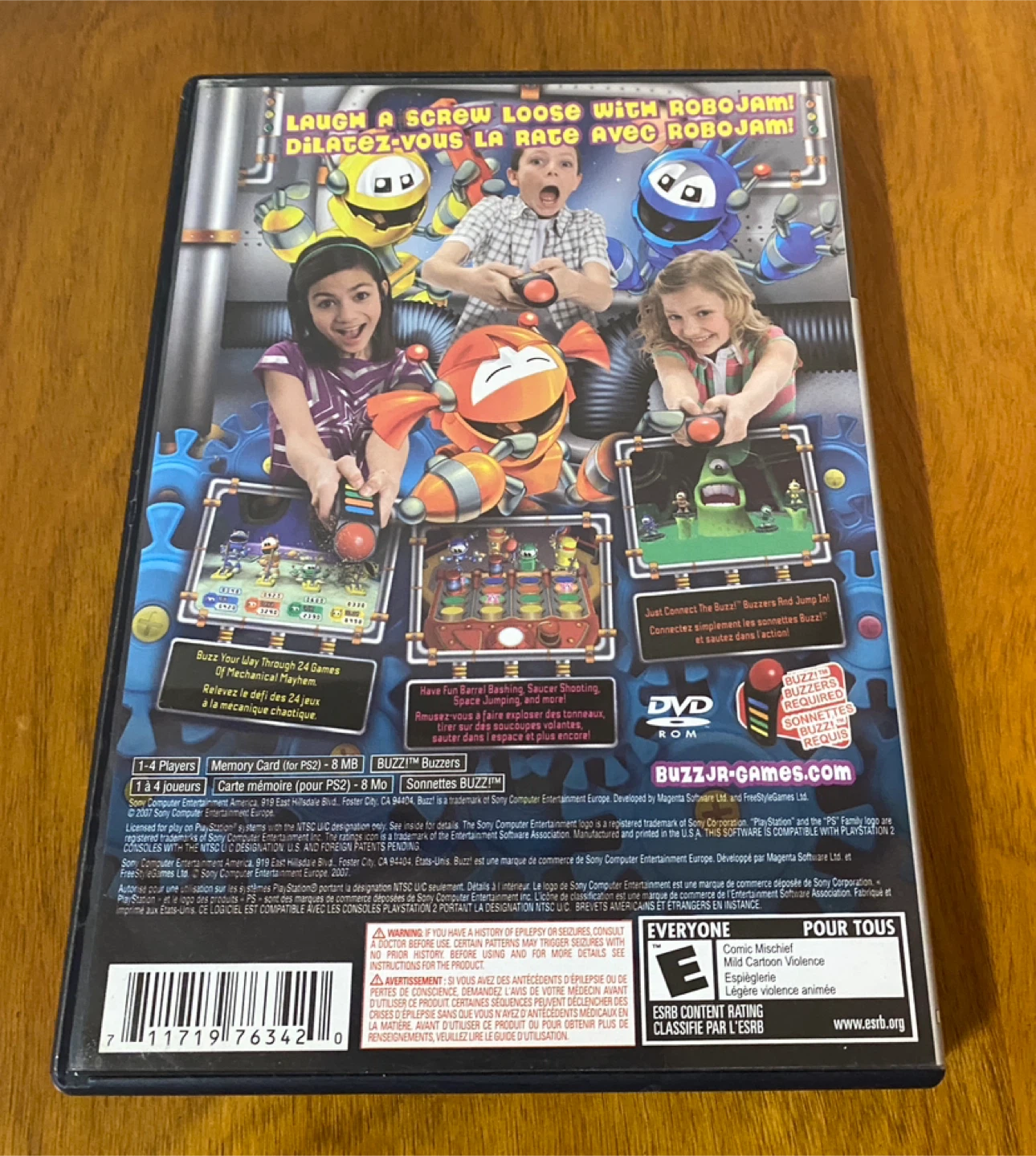 PS2 - Buzz! Junior: RoboJam – Manual / Clean Disc (Untested) - photo 3