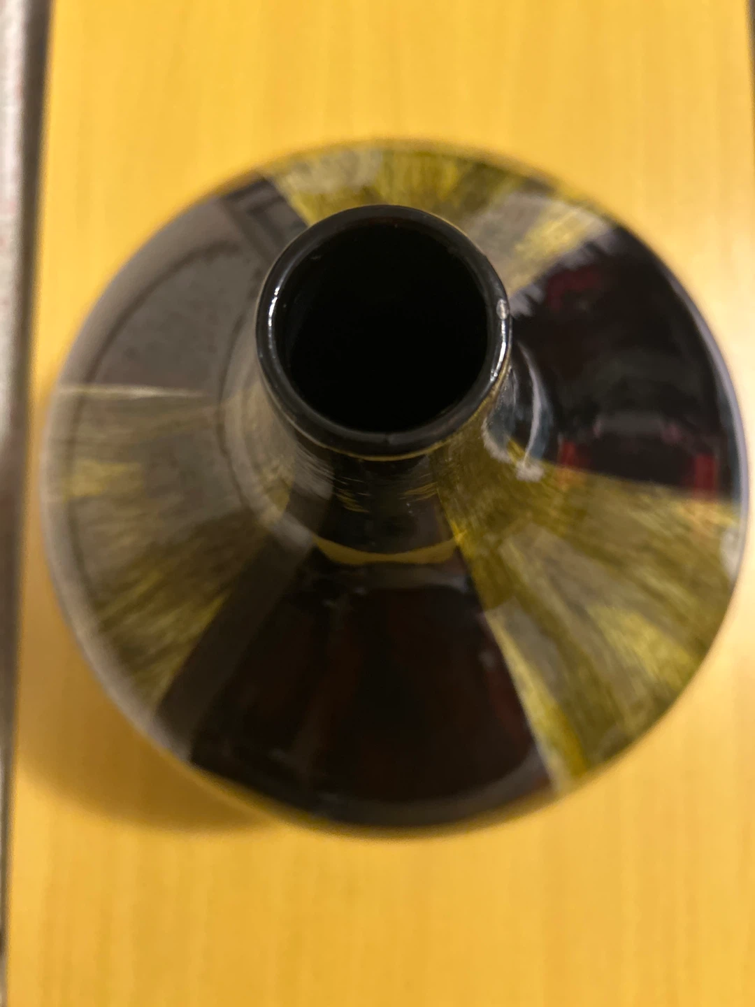 Decorative Ceramic Vase - Black and Yellow - photo 2
