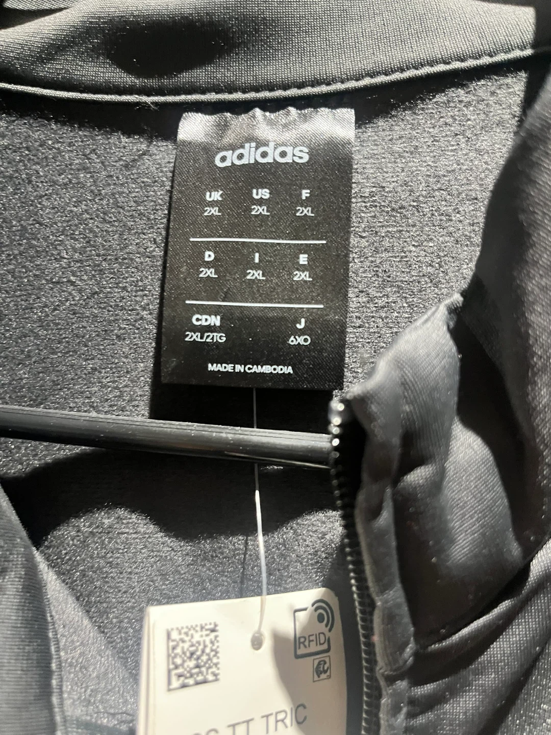 Adidas Men's 3-Stripes Track Jacket Size 2XL - photo 3