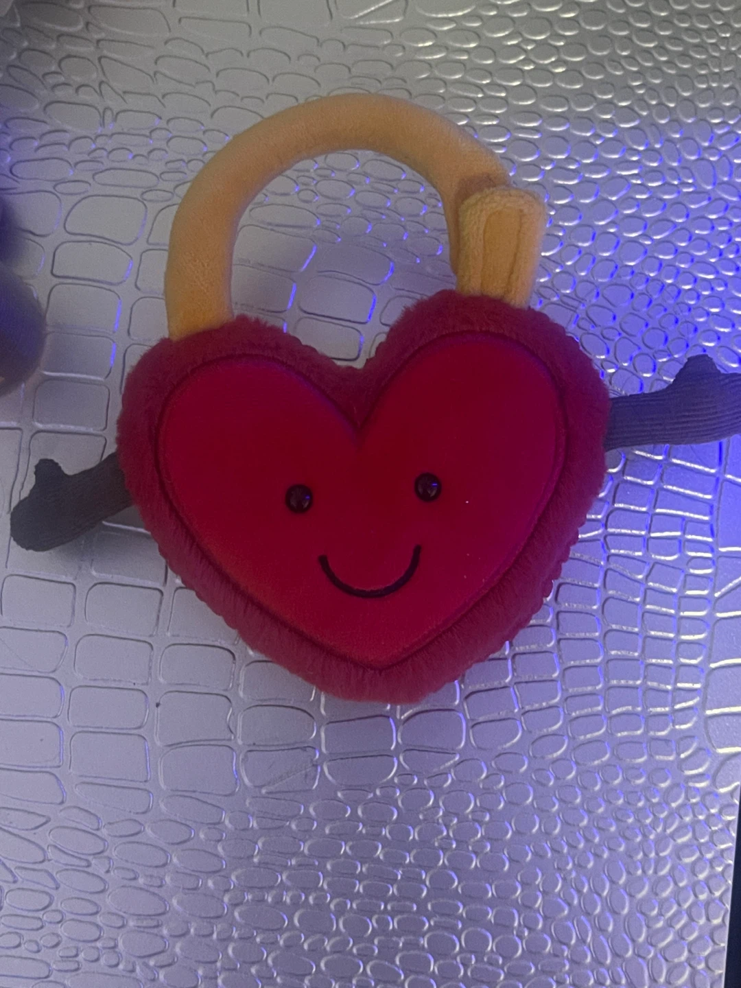 Jellycat Heart Lock Plush Toy