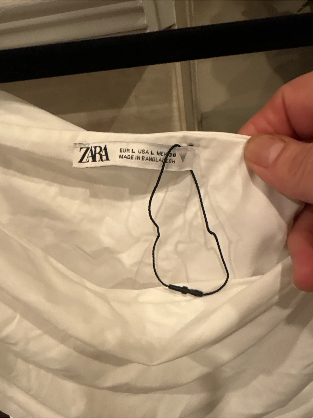 Zara White Ruched Mini Dress Set - photo 2