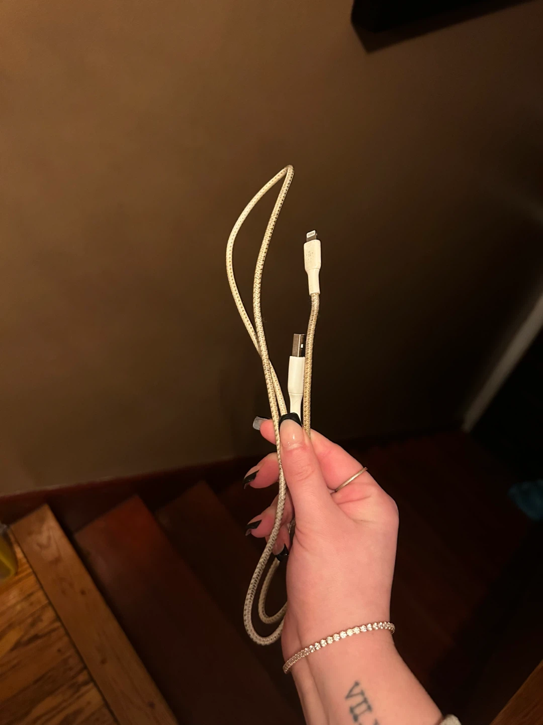 Braided iPhone Lightning Cable #freecycle