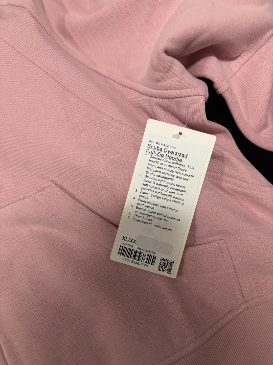 Lululemon Pink Zip Hoodie – Brand New With Tag - photo 4