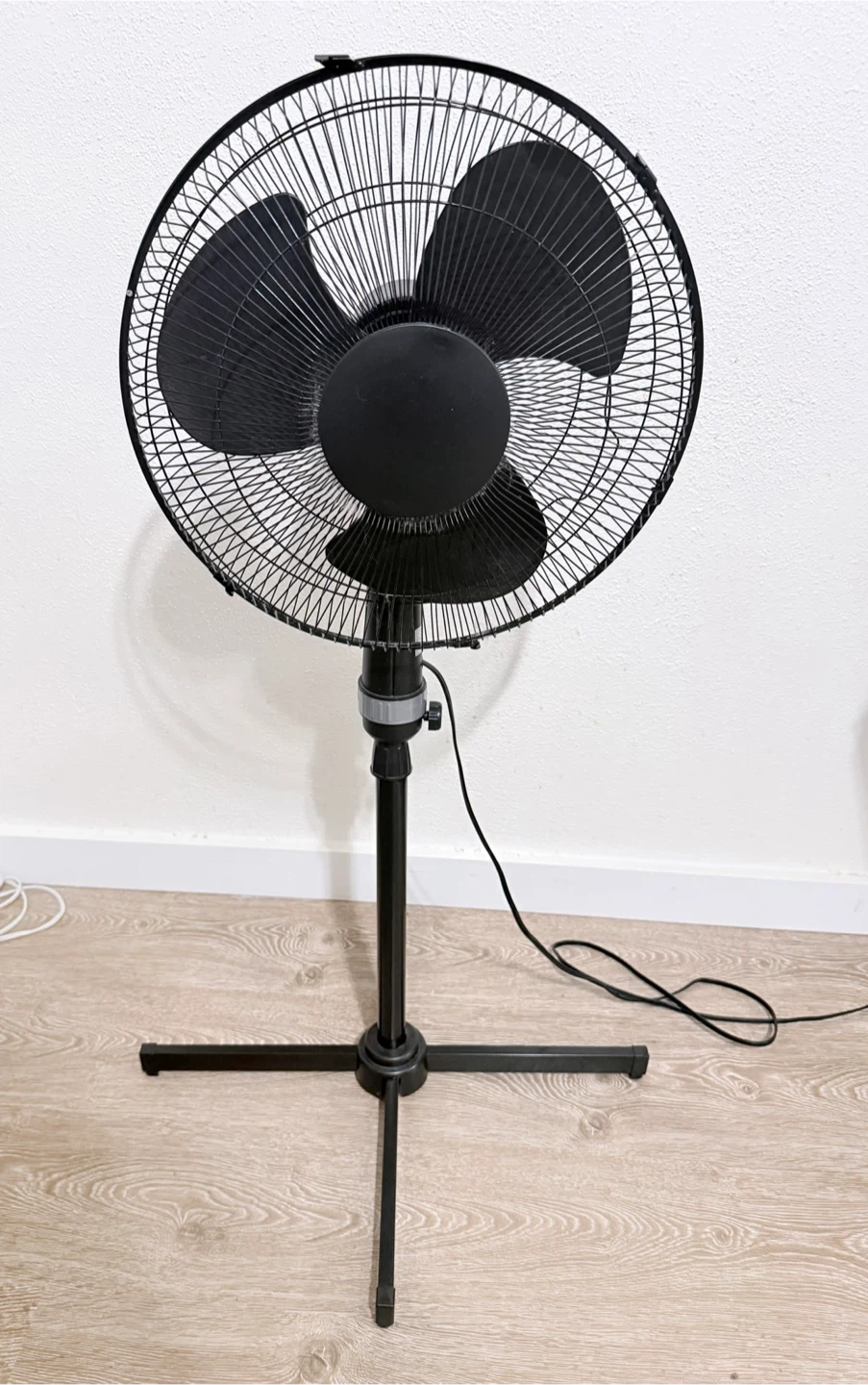 Black Pedestal Fan