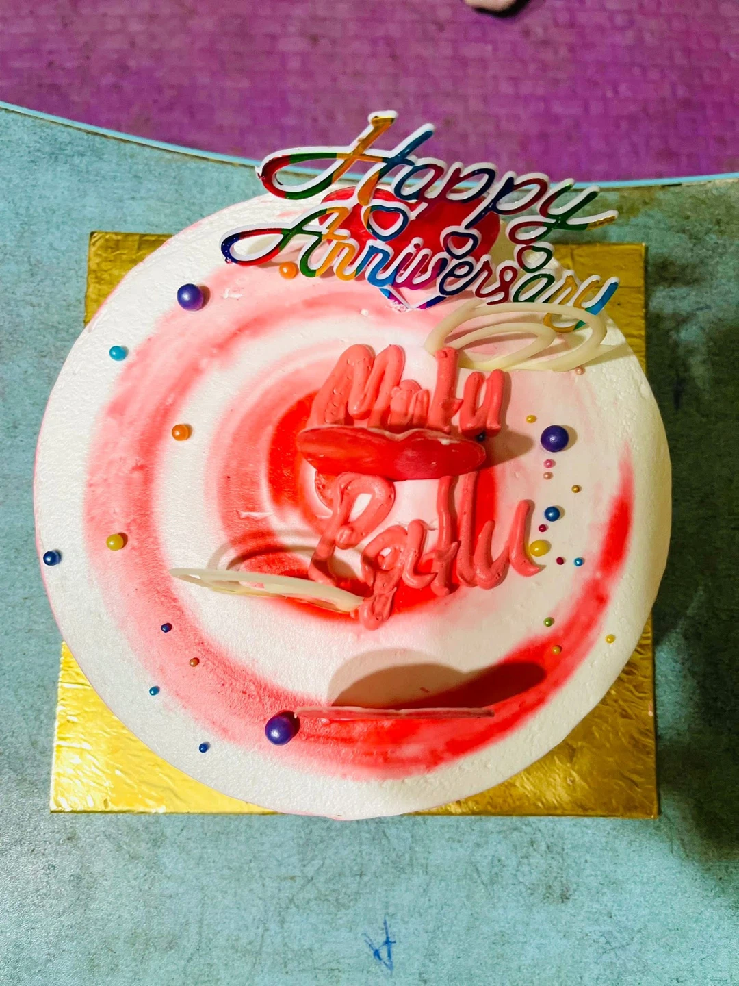 Happy Anniversary Cake