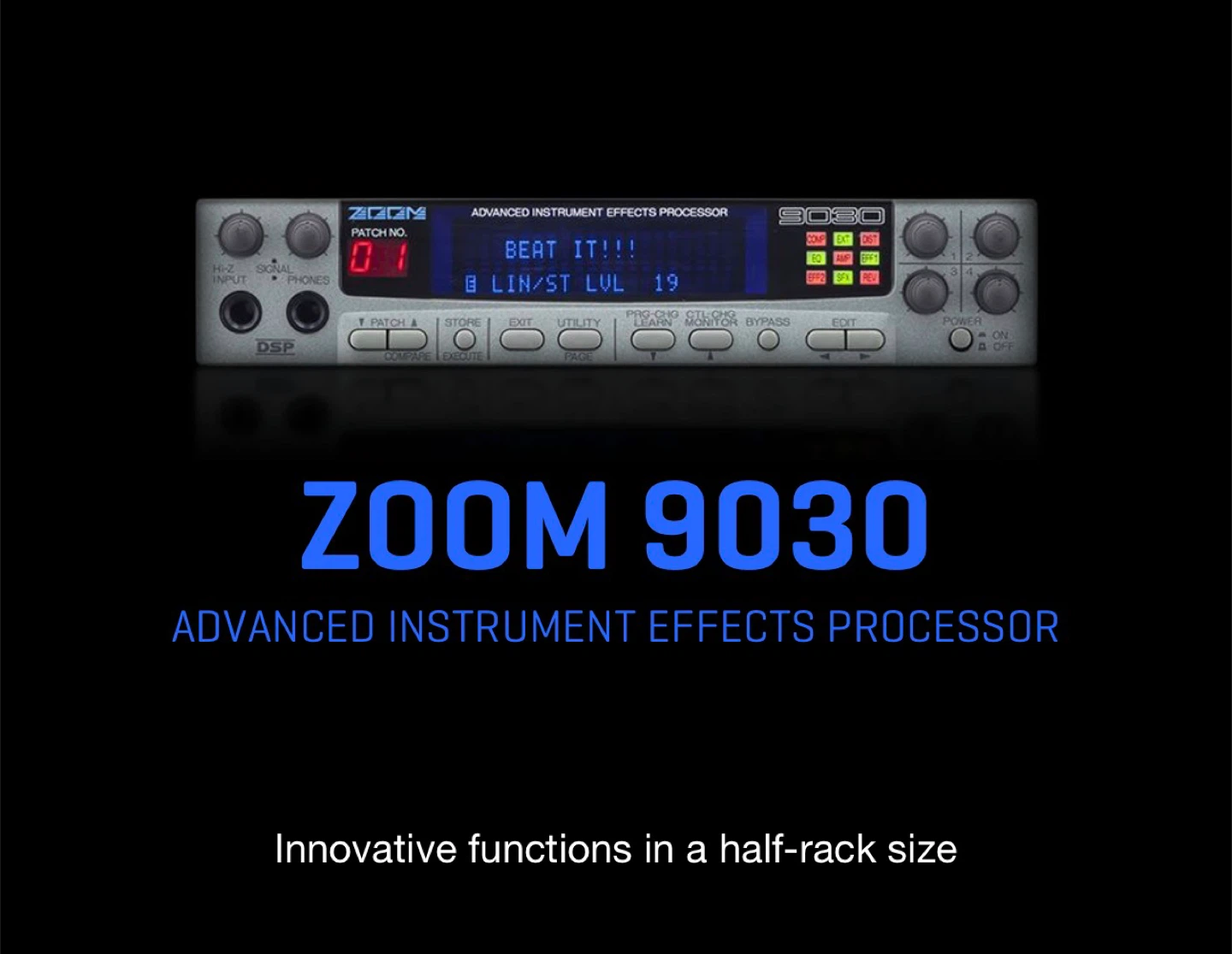 Zoom 9030 is a classic, digital multi-effects processor