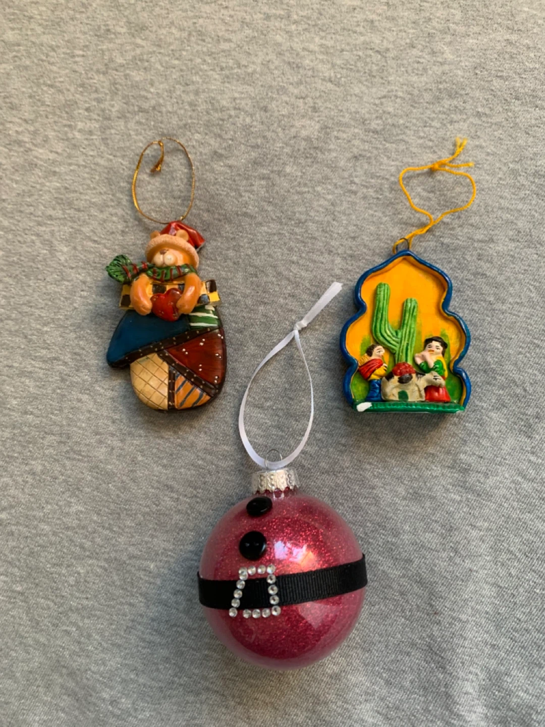 3 Christmas Tree Ornaments #freecycle