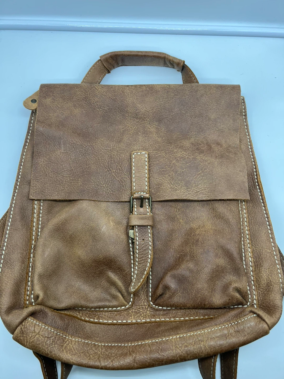 ROOTS Small Raiders Pack Natural Tribe Leather Backpack - photo 4