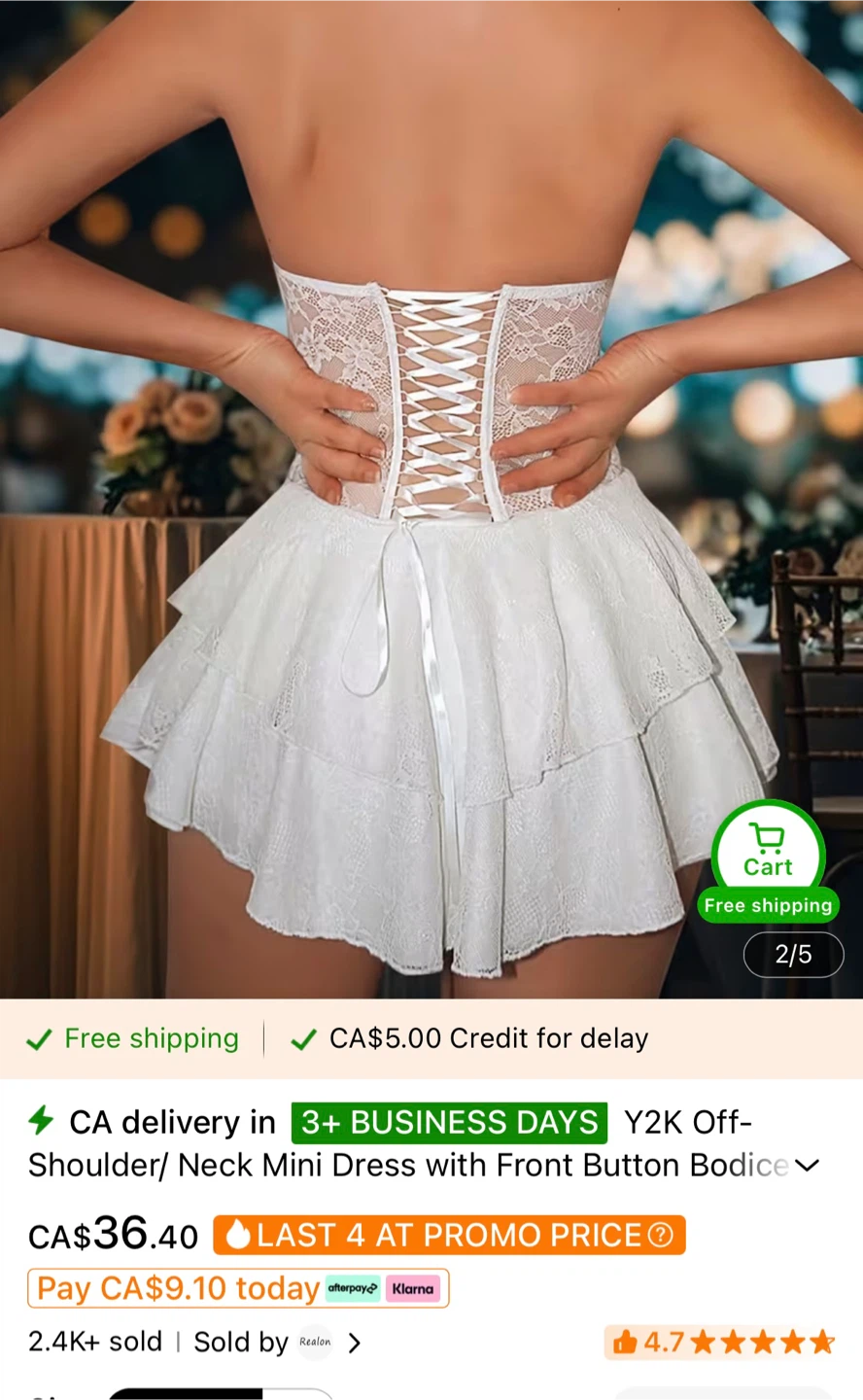 Women Corset dress white - photo 2