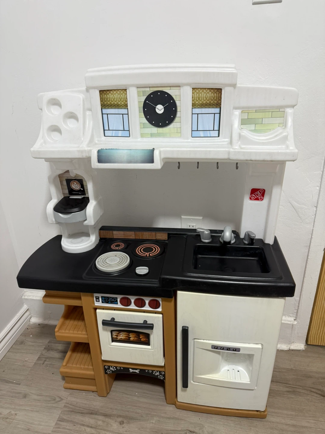 Step2 Kids Play Kitchen - Coffee Maker, Stove, Sink