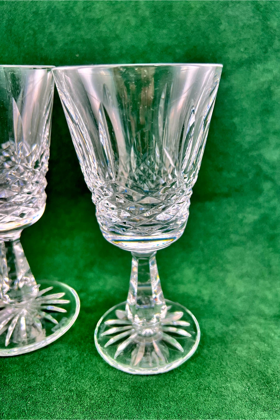 Pair Waterford Kenmare wine glasses - photo 3