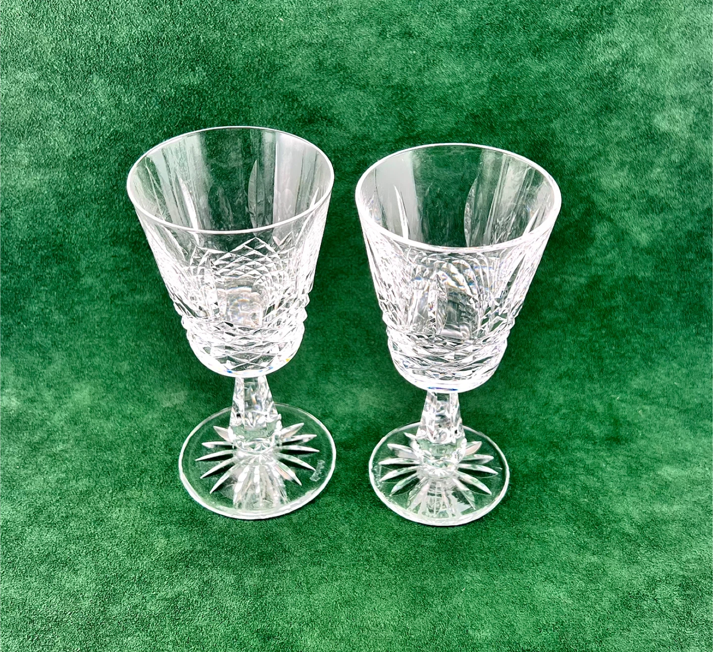 Pair Waterford Kenmare wine glasses - photo 2