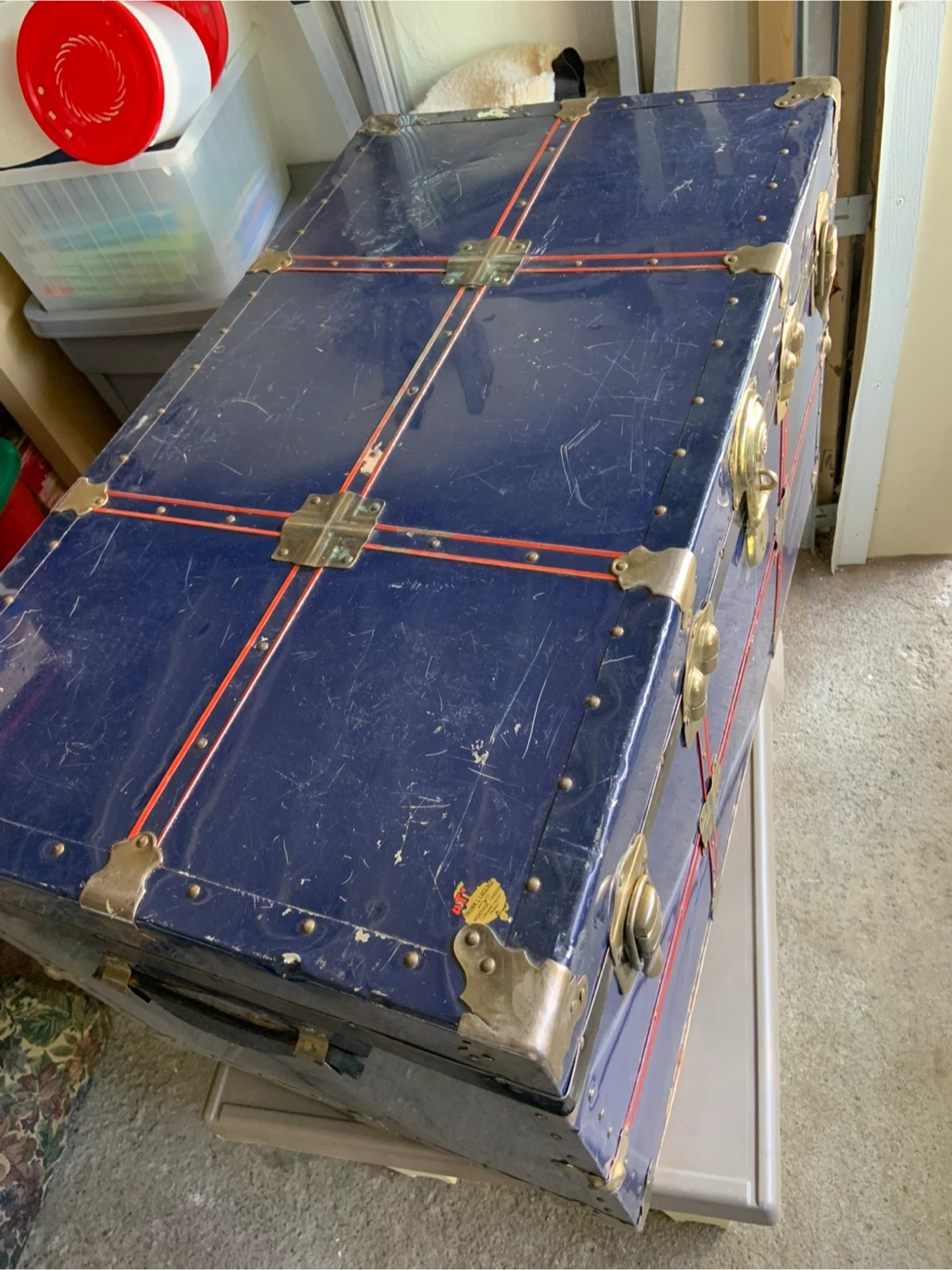 Steamer Trunk Vintage - photo 4