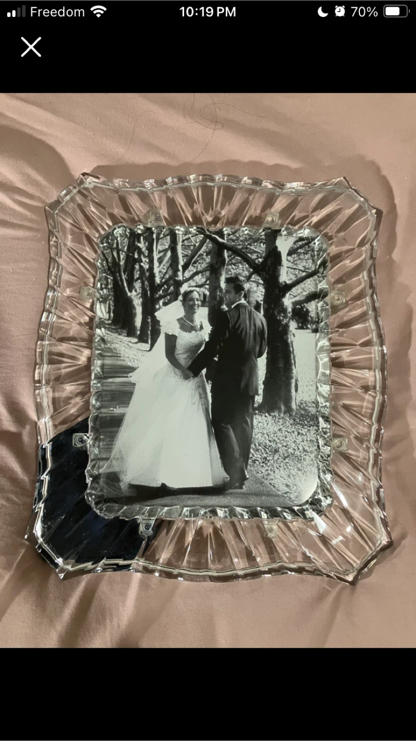 Clear Crystal Photo Frame