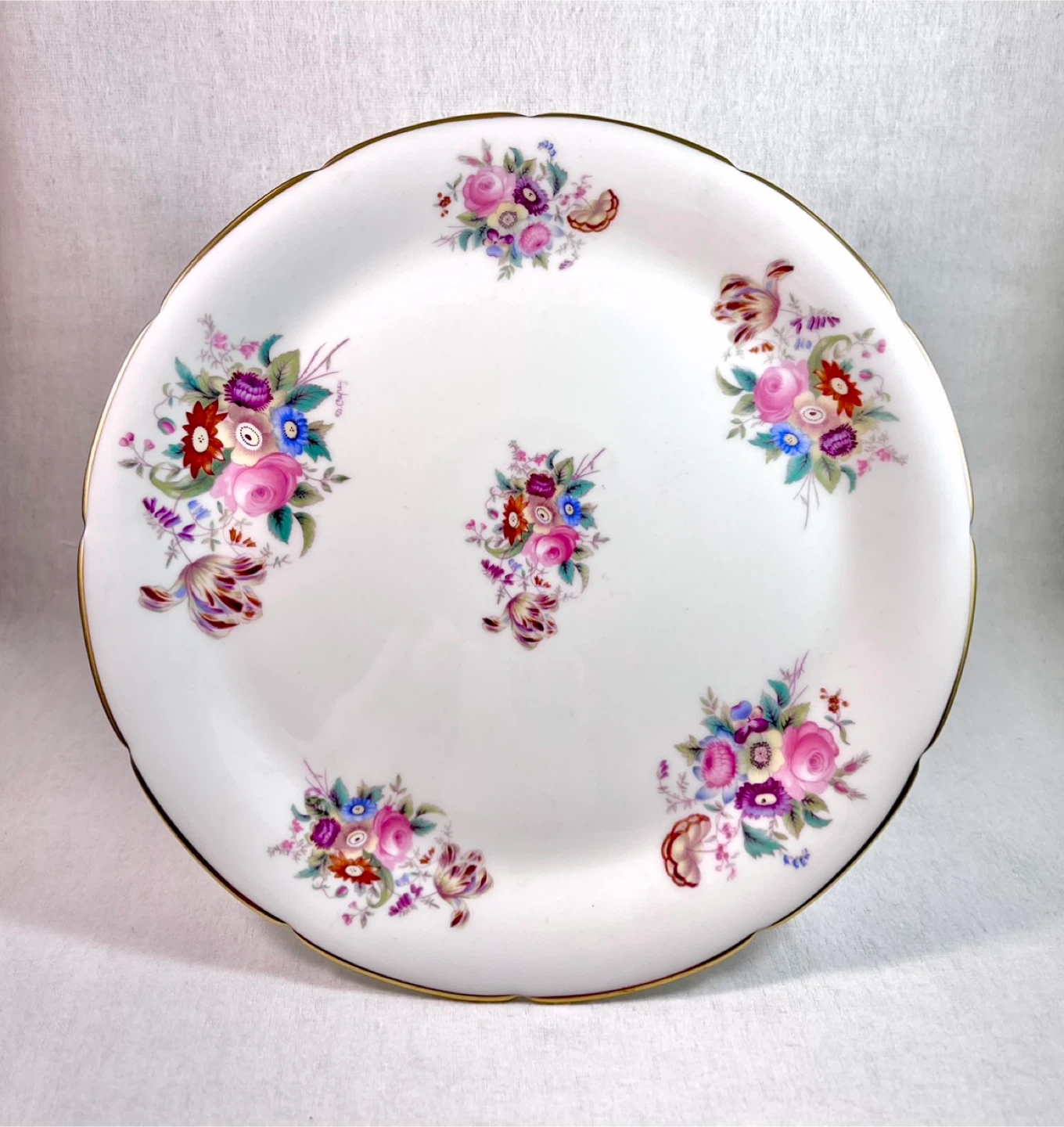 Coalport large footed serving plate