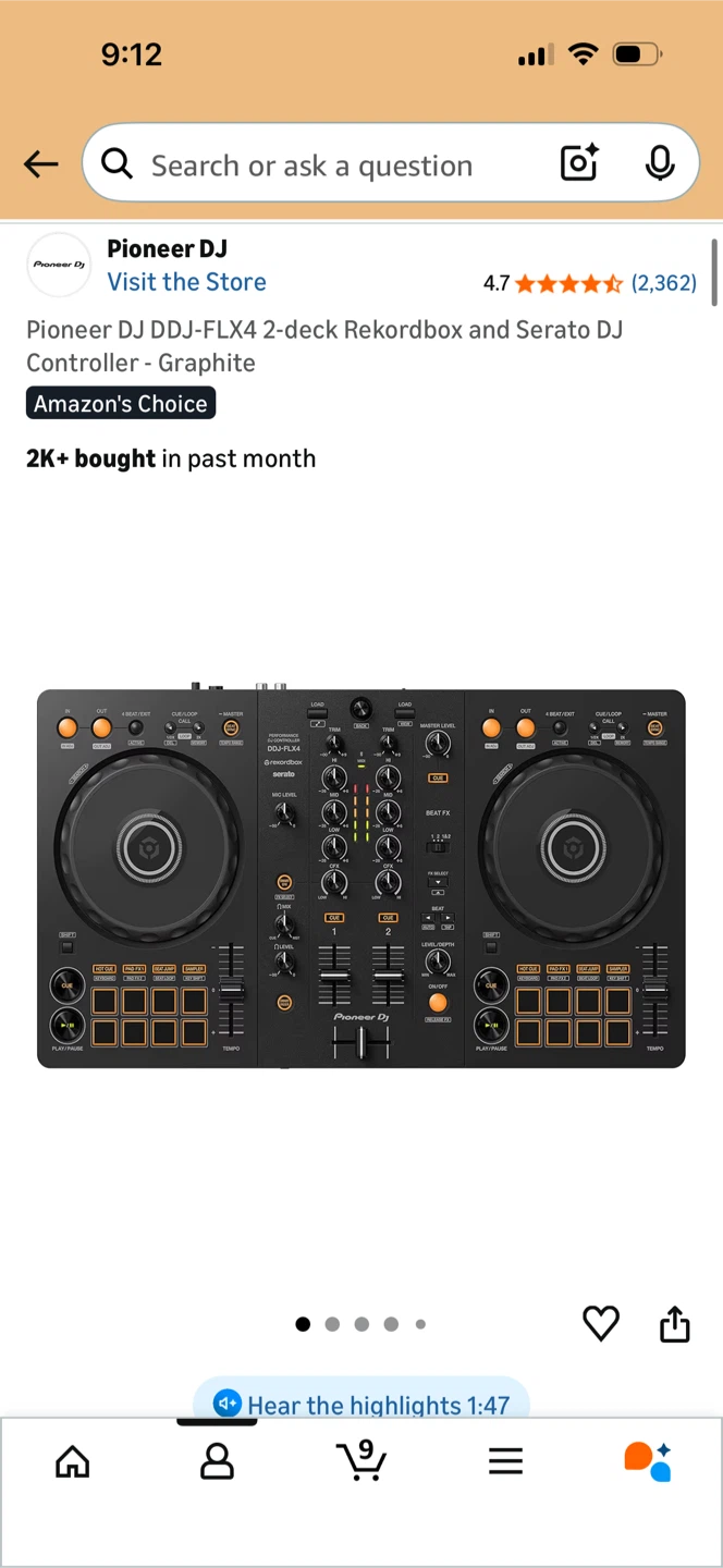 Pioneer DJ DDJ-FLX4 2-deck DJ Controller
