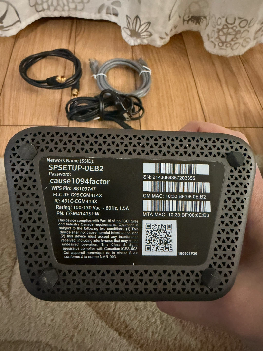 Shaw/Rogers/Bell Xfinity XB6-A Gateway WiFi Router - photo 3
