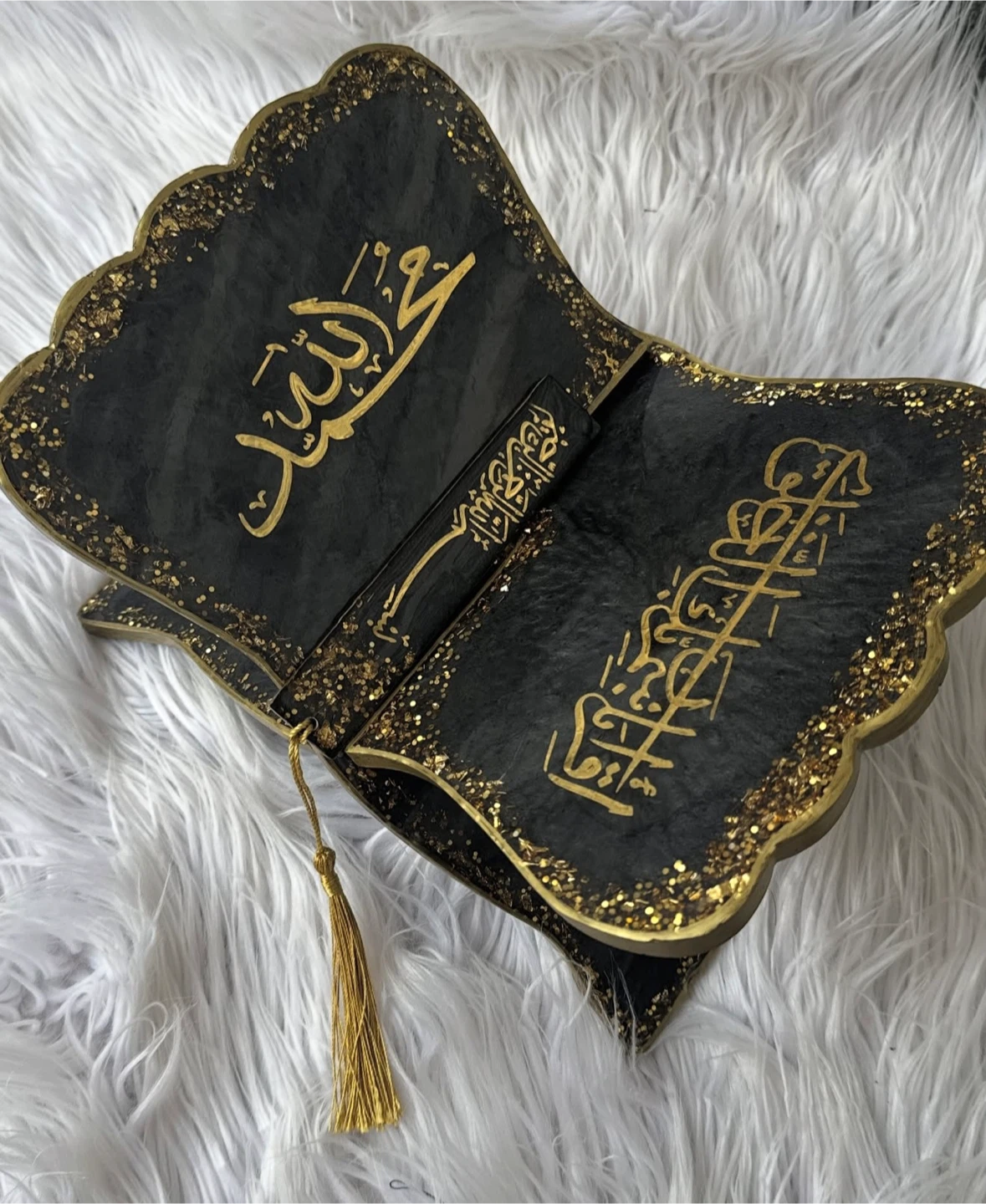 Resin Quran Stand with Tassel - photo 4