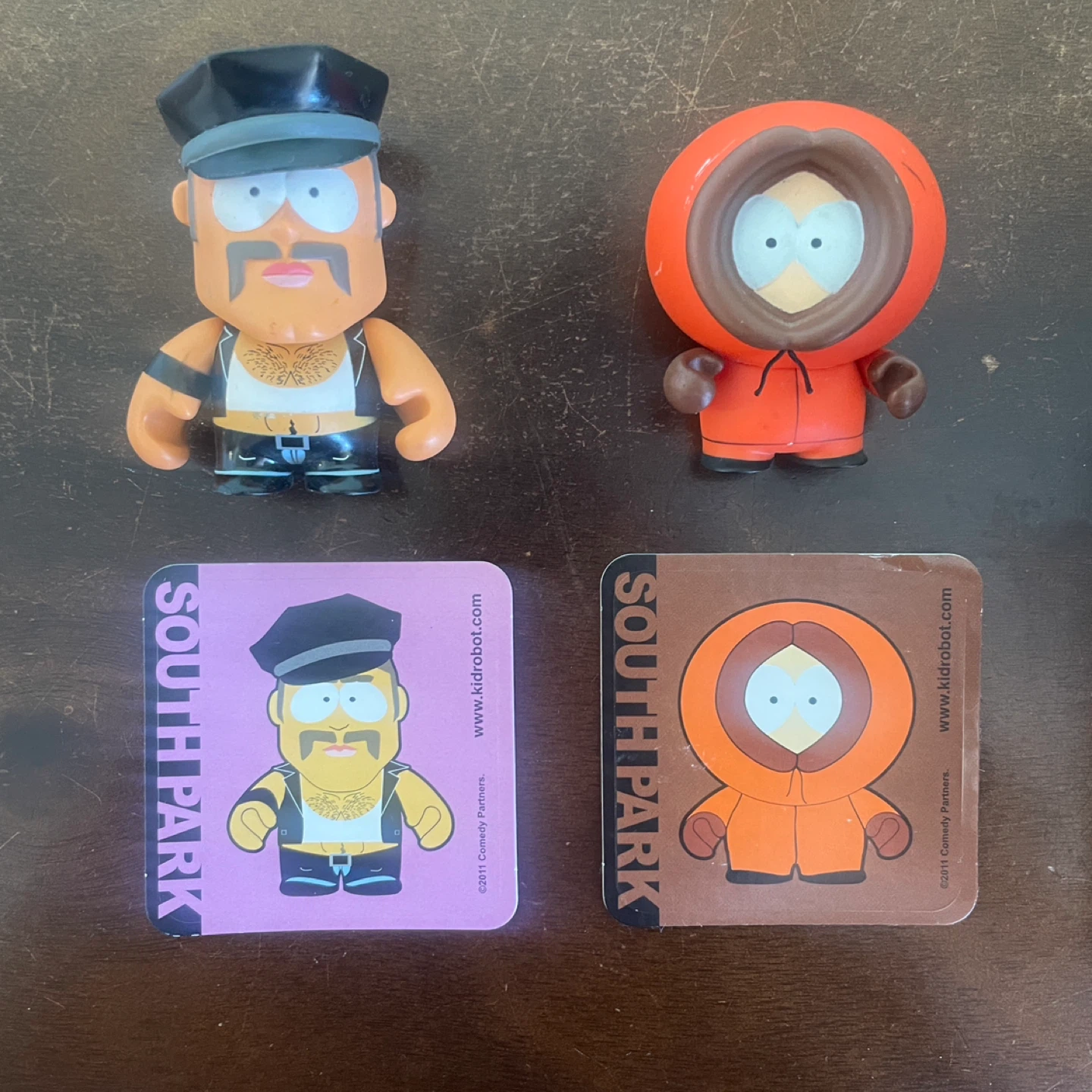 Kidrobot South Park 3” Vinyl Figures Mr. Slave and Kenny