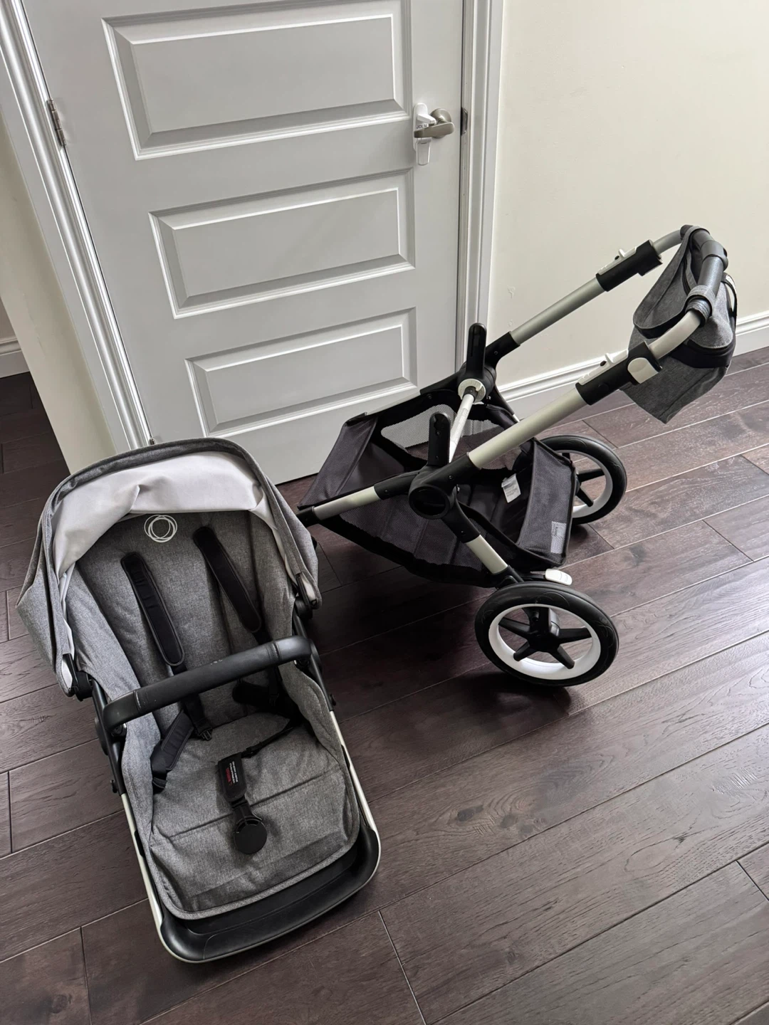 Bugaboo Fox 2 Stroller Grey Melange w/ Seat & Bassinet - photo 4